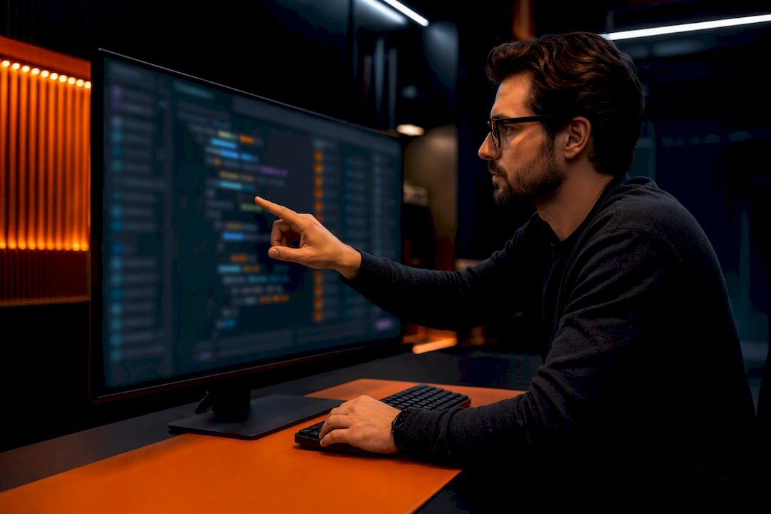 Developer reviewing a server-side API payload