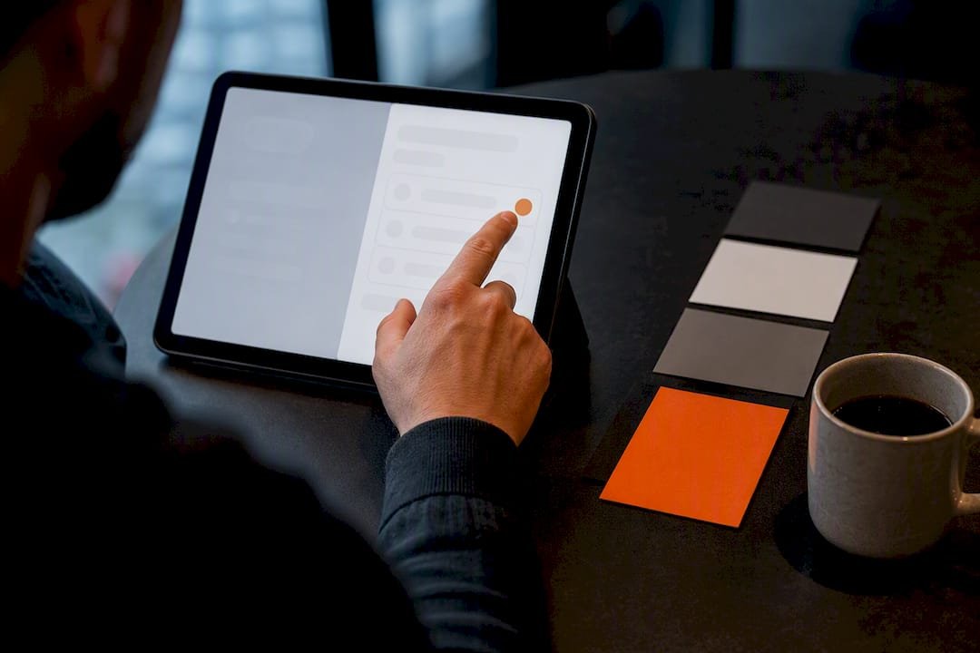 Marketer selecting a customer preference