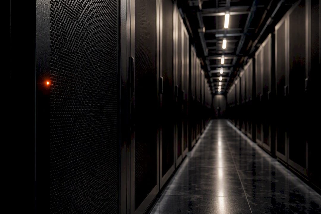 Secure server room representing event capture