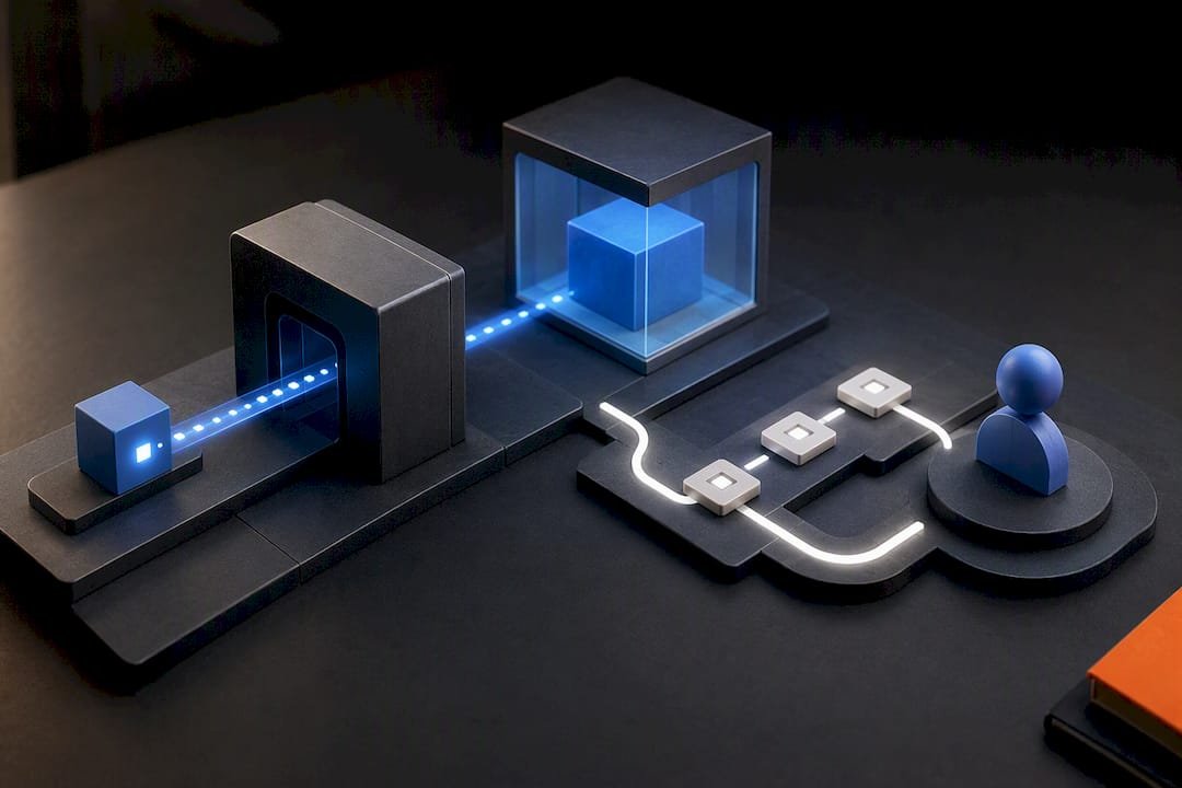 Illustration separating accepted and matched events